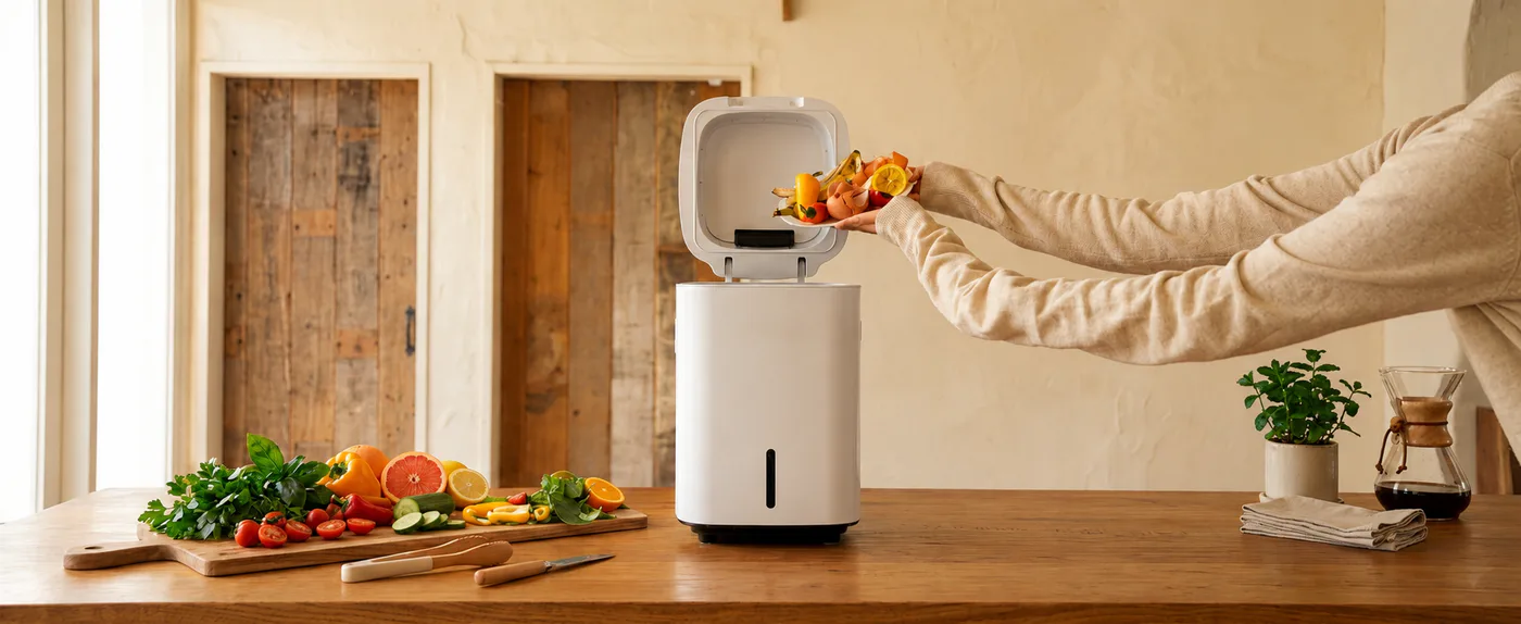 Reencle Indoor Composting Machine for Kitchen Waste