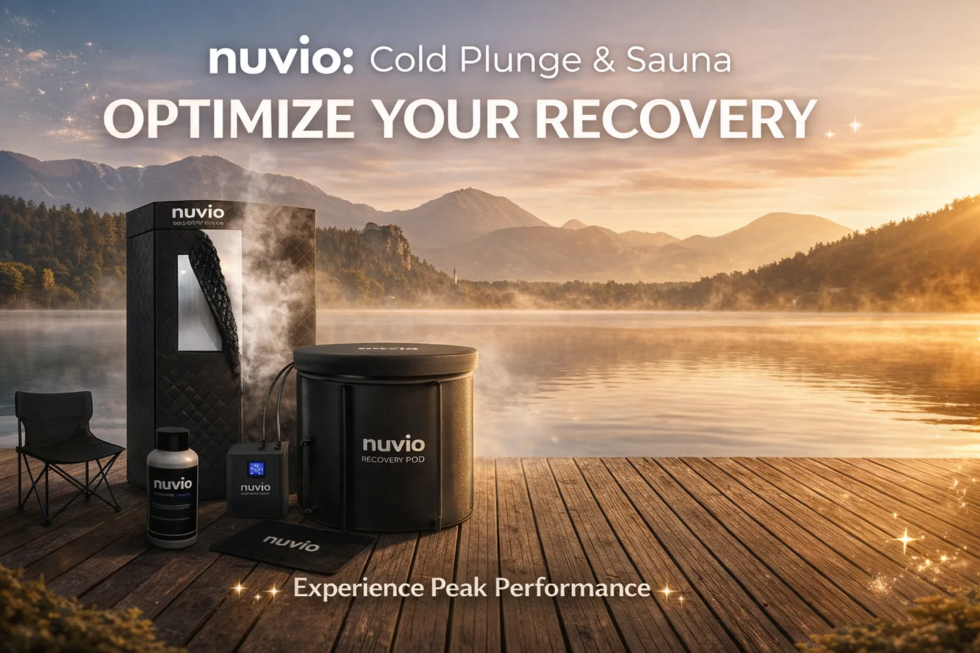 Comparison of a sleek cold plunge chiller system versus a traditional bathtub filled with ice for muscle recovery.
