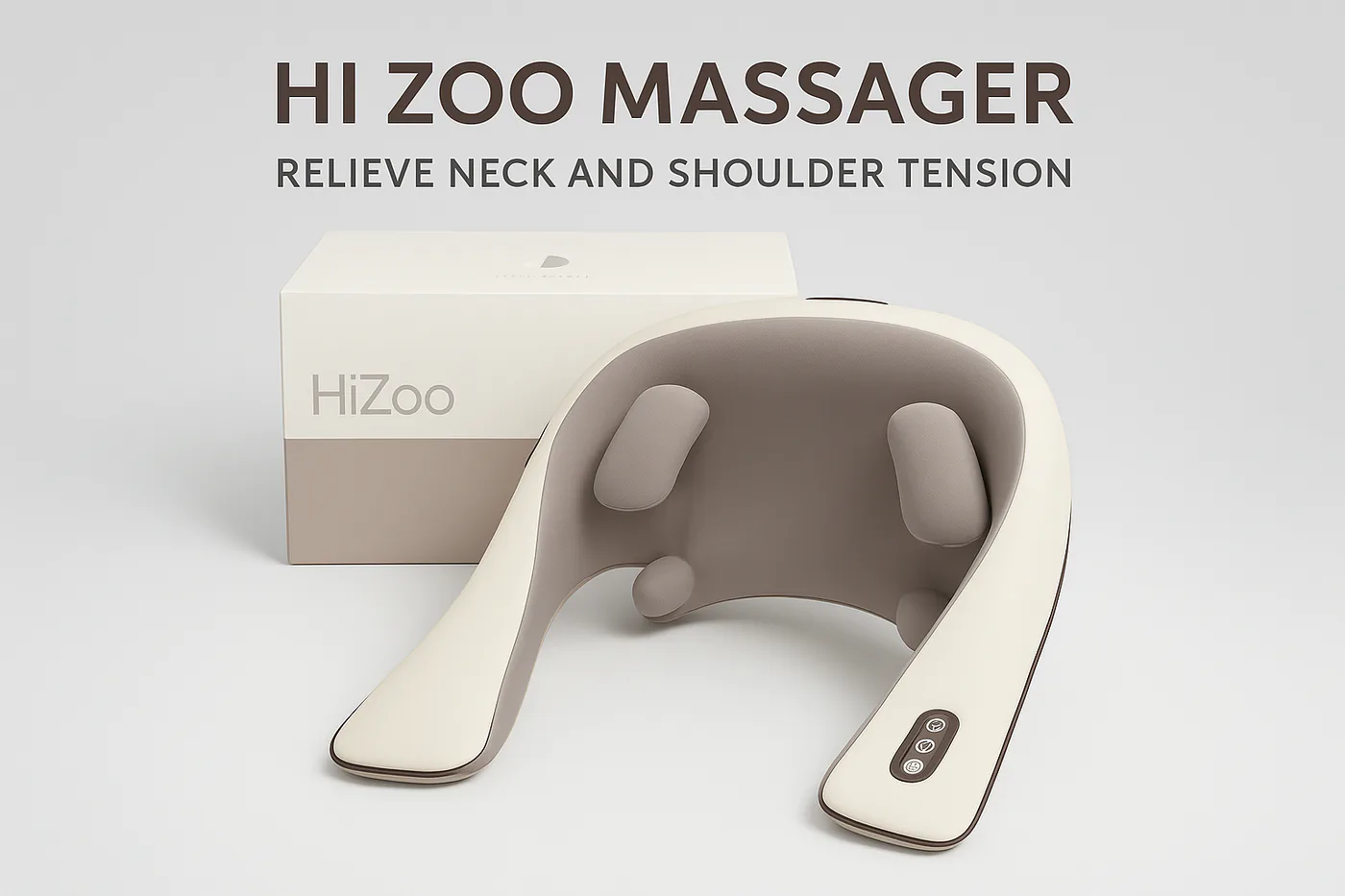 HiZoo Neck And Shoulder Massager For Tech Neck Relief