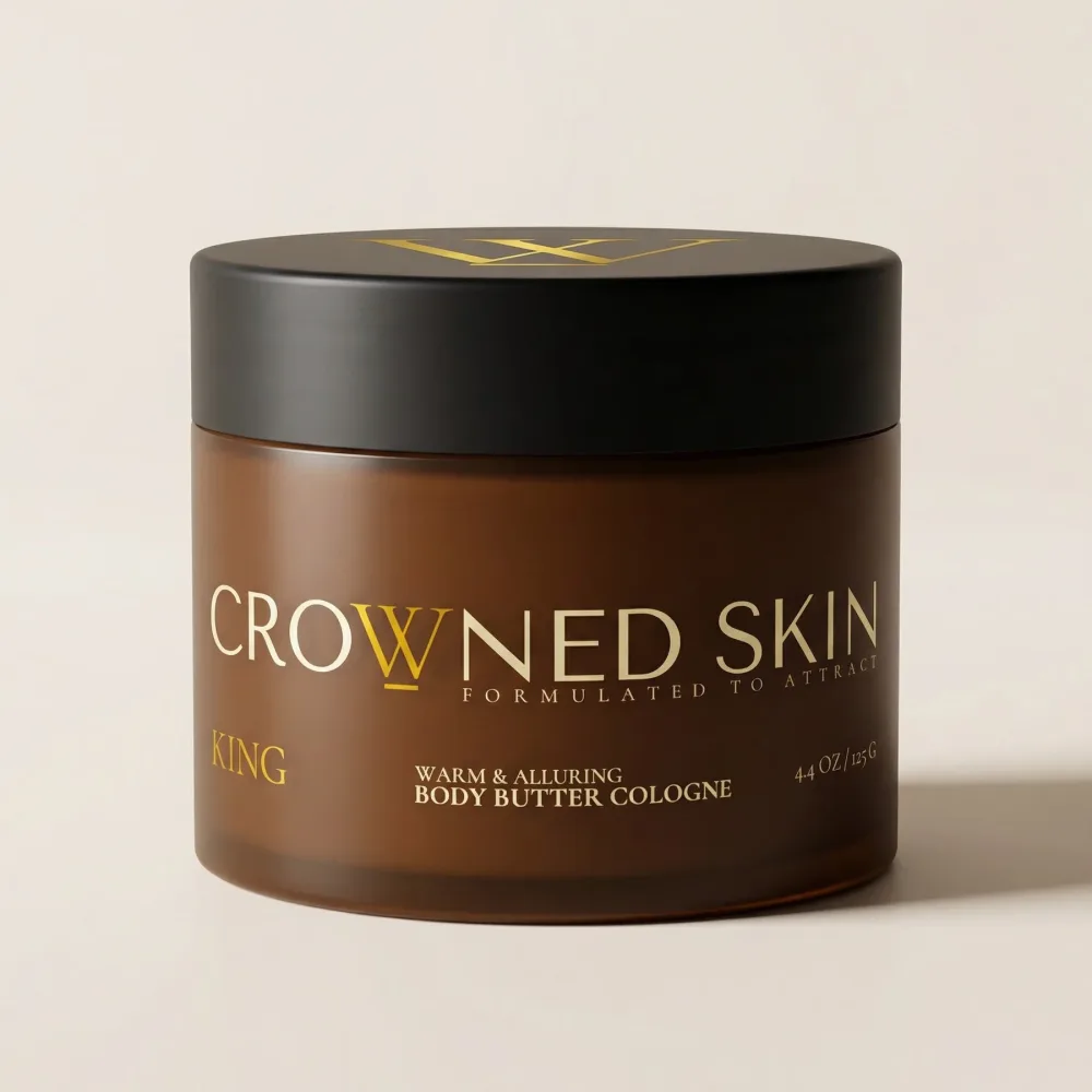Crowned Skin - King Cologned Body Butter | Warm & Sensual | For Men | 4.4oz