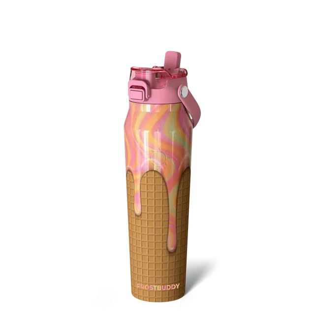 Bottle Buddy 32oz | Sherbet Drip - Frost Buddy Ice Cream Edition